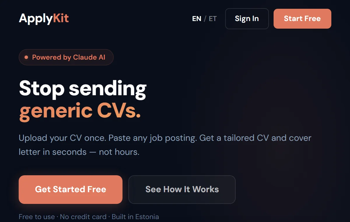 ApplyKit screenshot