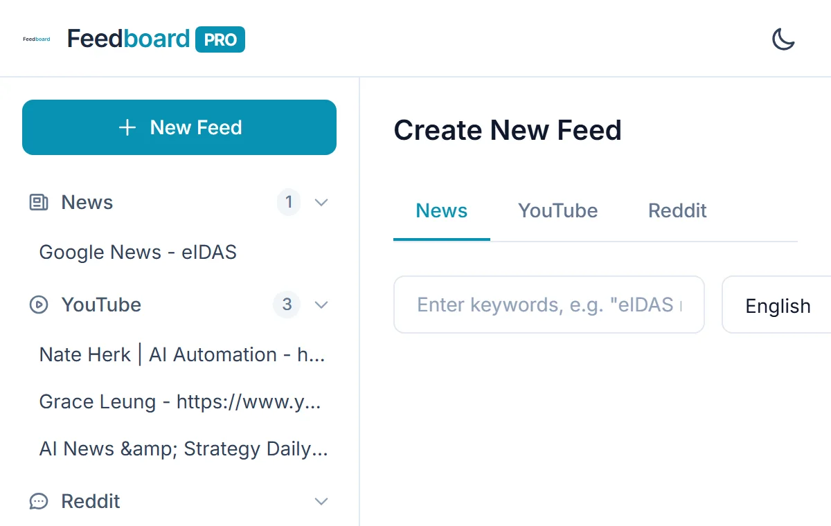 Feedboard Pro screenshot