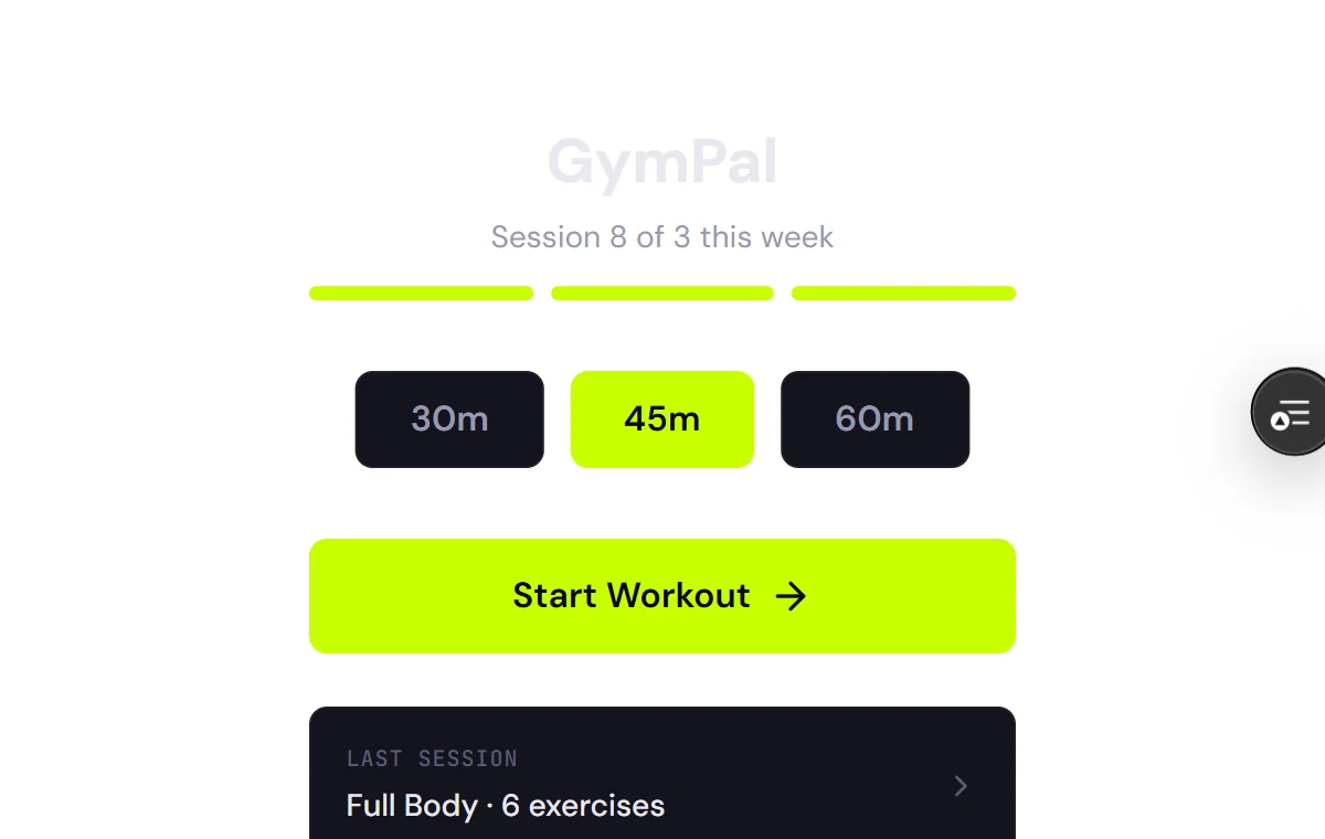 GymPal screenshot