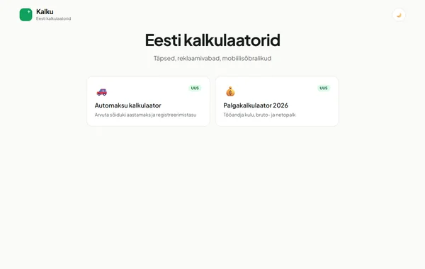 Kalkulaator screenshot