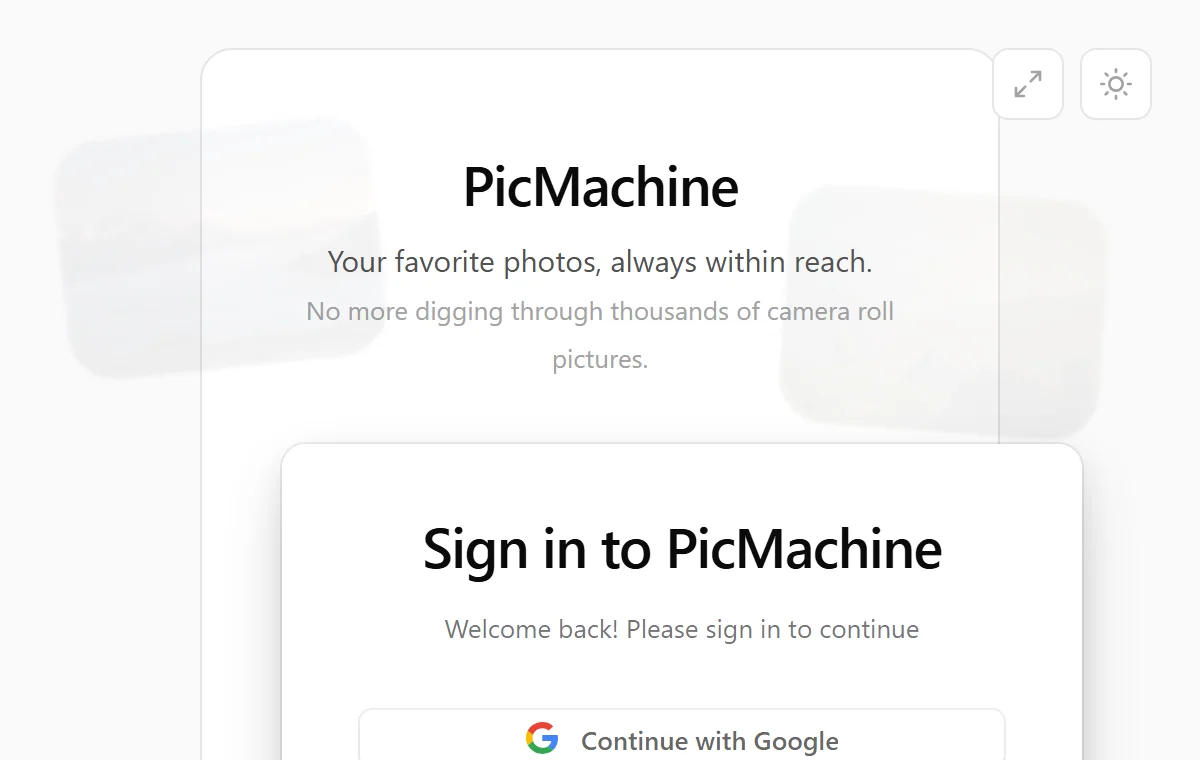 PicMachine Web screenshot