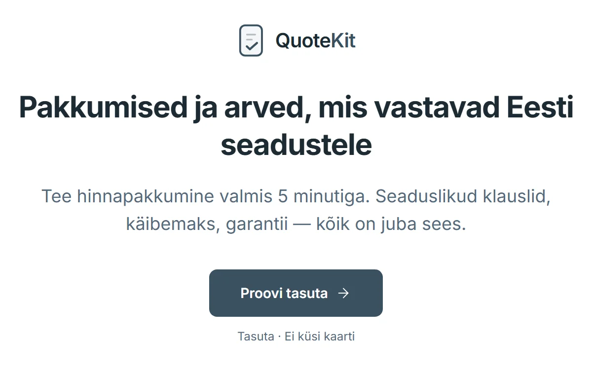 QuoteKit screenshot