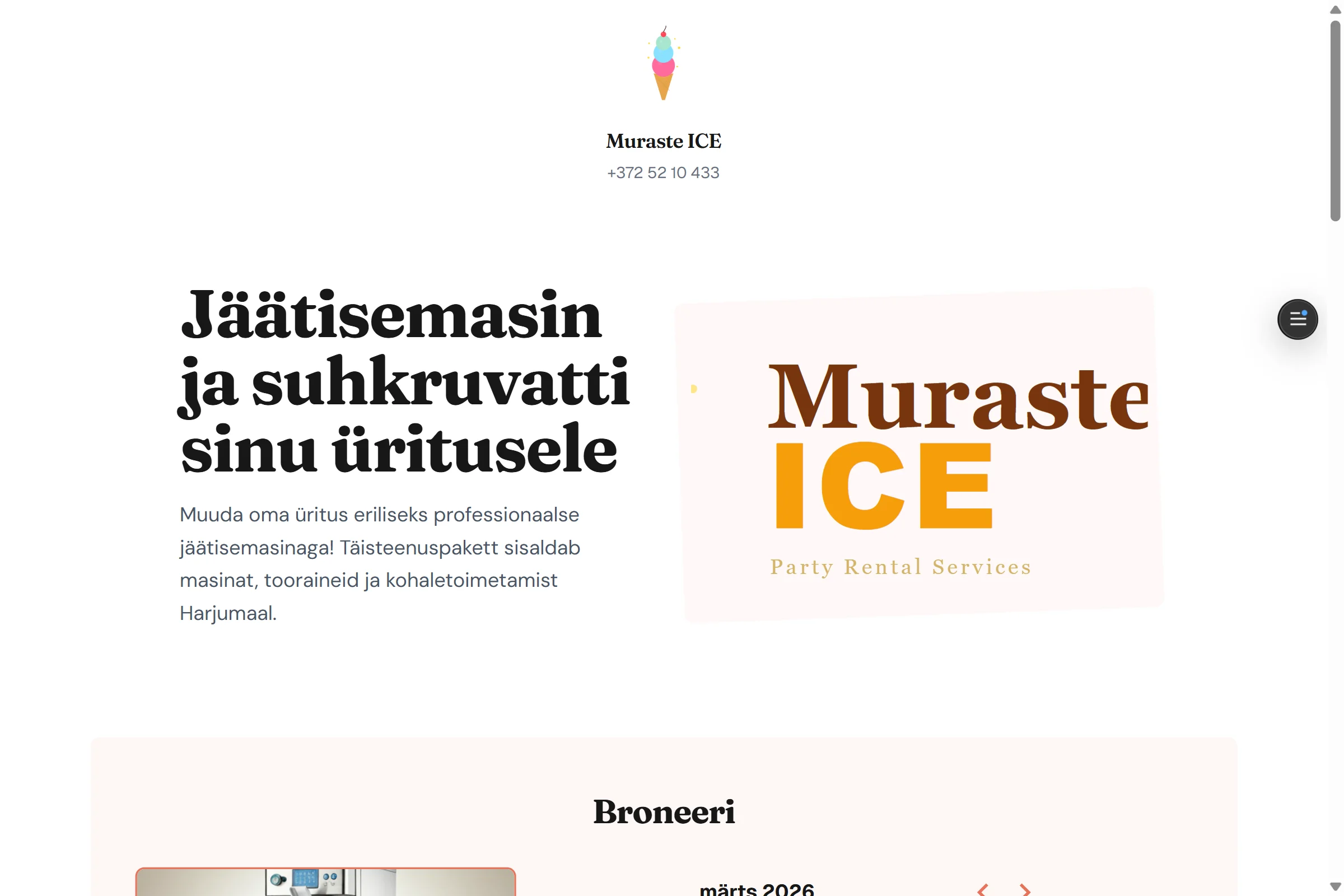 Rental Business Kit — Landing screenshot