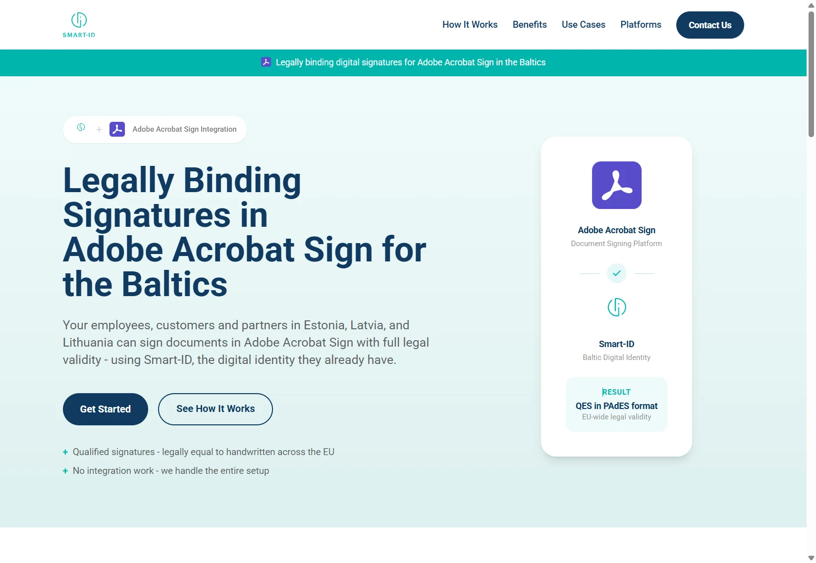 Smart-ID for Adobe Acrobat Sign v2 screenshot